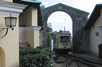 Wagen 8 bei der Einfahrt in die Bergstation