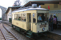 Wagen 8 nach der Ankunft in der Bergstation