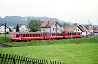 Der selbe Zug wie im vorigen Bild, jedoch nur ein paar Meter weiter