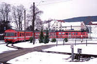 BDeh 4/4 Nr.14 fährt aus Gais in Richtung Appenzell aus