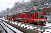 BDe 4/4 Nr.35 steht im Bahnhof Herisau