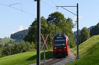 ABe 4/12 frontal vor Urnäsch