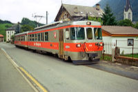 BDe 4/4 Nr.151 fährt durch Montbovon