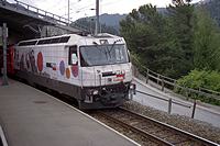 Ankunft in  Tiefencastel