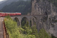 Auf dem Landwasserviadukt