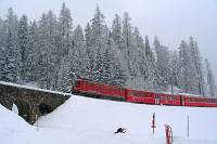 Ge 4/4 I 602 "Bernina" oberhalb Bergün