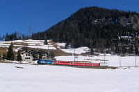 Ge 4/4 I 616 oberhalb Bergün