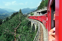 Dieses Bild ist zwischen Trun und Disentis/Mustér entstanden