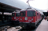 Ge 4/4 II Nr. 632 und 619 in Chur