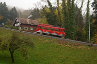 Bei der Bedarfshaltestelle "Hof"