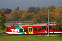 BDeh 3/6 Nummer 25 oberhalb von Rorschach mit Blick zum Bodensee