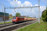 185 130 mit einem Müllzug bei Kreuzlingen