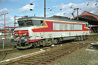 Die BB 15017 in Strasbourg.