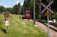 TW 21 beim Kreuzungsbahnhof Lichtenstern