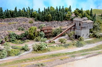 Modelleisenbahn- und Eisenbahnfreunde Halle-Stadtmitte, Bergwerk-Verladung