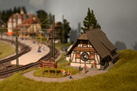 Modell der 1. weltgrößten Kuckucksuhr