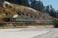 Auf der Fahrt nach Kleinengstingen, kurz vor Bronnen
