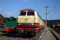 218 105 der Westfrankenbahn
