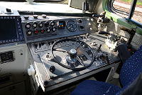 Führerstand der 218 105