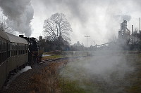 Das Holcim-Werk kommt in Sicht.
