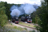 Parallelfahrt von 50 2988 und 01 519