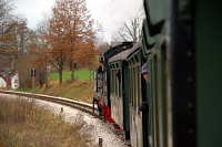 Wir befinden uns nun auf der Rückfahrt nach Warthausen und passieren gerade die 90°-Kurve bei Sulmingen.