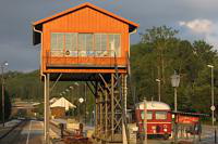 Das Reiterstellwerk von Konstanz steht im Bahnhof Zollhaus-Blumberg.