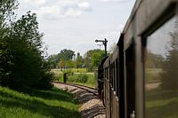 Und los gehts ... vorbei am Einfahrtsignal von Blumberg-Zollhaus ...