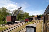 Im Bahnhof Fützen steht der einzige betriebsfähige Bekohlungskran seiner Bauart.