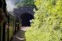 Einfahrt in den Stockhalde-Kreiskehrtunnel.