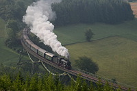 Ein paar Minuten später wird der Biesenbach-Viadukt erreicht.