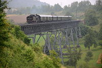 Die P8 "2455 Posen" auf dem Epfenhofener Viadukt.