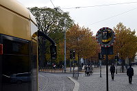 Zum Schluss noch eine kleine "Spiegelei" am Albertplatz.