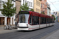 Wagen 3 beim Hauptbahnhof in Richtung Söfflingen.
