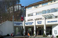 Talstation beim Bahnhof Bad Herrenalb.