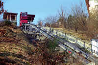 Fahrt von der Mittelstation zur Talstation.