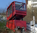 Fahrt von der Mittelstation zur Talstation.