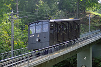 Auf der Brücke über den Molkenkurweg.