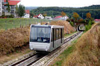 Kurz vor der Bergstation.