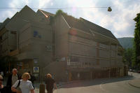 Die Talstation Kornmarkt in der Zwingerstraße.