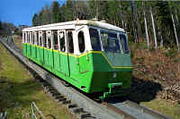 Wagen 1 auf Bergfahrt.