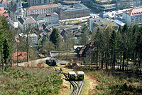 Unten im Tal liegt Bad Wildbad.