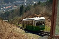 Vor der Bergstation.