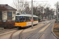 Wagen 3 bei der Haltestelle Stadion.