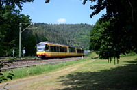 GT8-100D/2S-M Nr. 918 und 922 beim Eisweiher von Scheuern