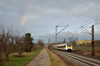 SWEG 8442 201 und 206 mit Regenbogen