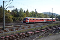 611 006 fährt in Rottweil ein.