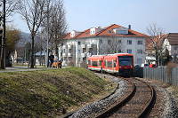 Beim Bahnübergang am Keckbronnenweg