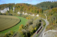 612 007 zwischen Inzigkofen und Sigmaringen