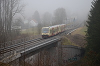 VT 200 und 209 auf der Zerrenstallbrücke